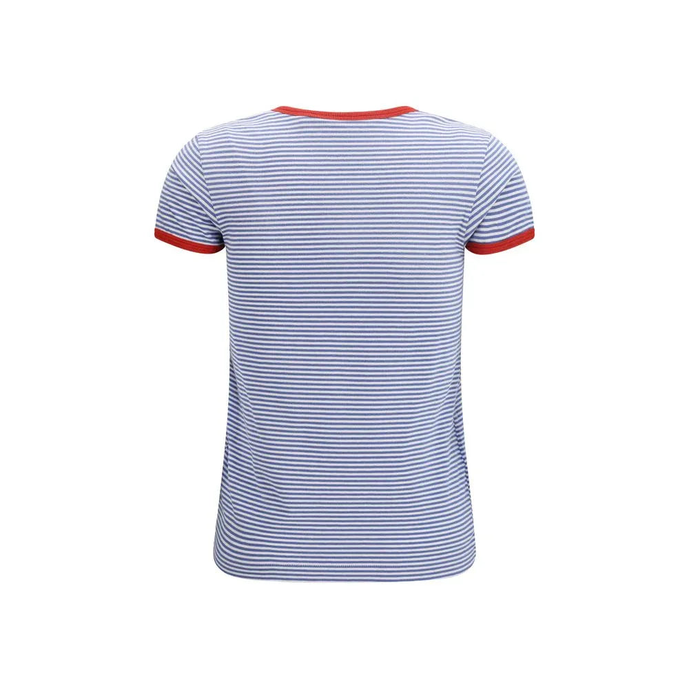 Prada Blue Cotton T-Shirt - Zeiniez