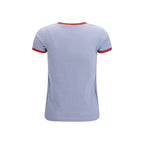 Prada Blue Cotton T-Shirt - Zeiniez