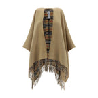 Burberry Brown Merino Wool Scarf