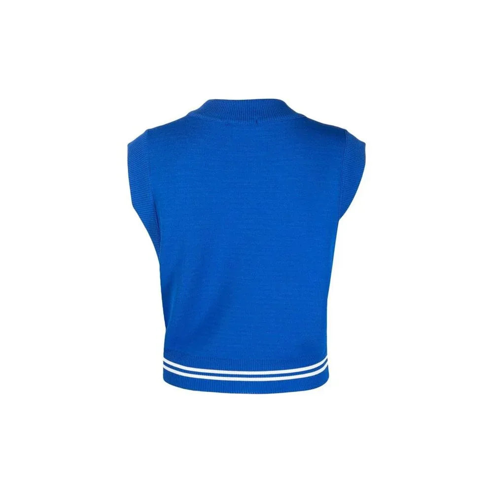 Autry Blue Nylon Waistcoat - Zeiniez