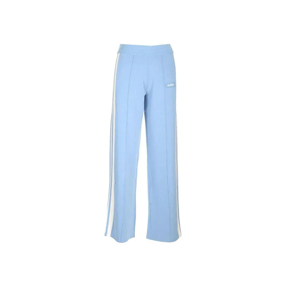 Autry Blue Nylon Athletic Pants - Zeiniez