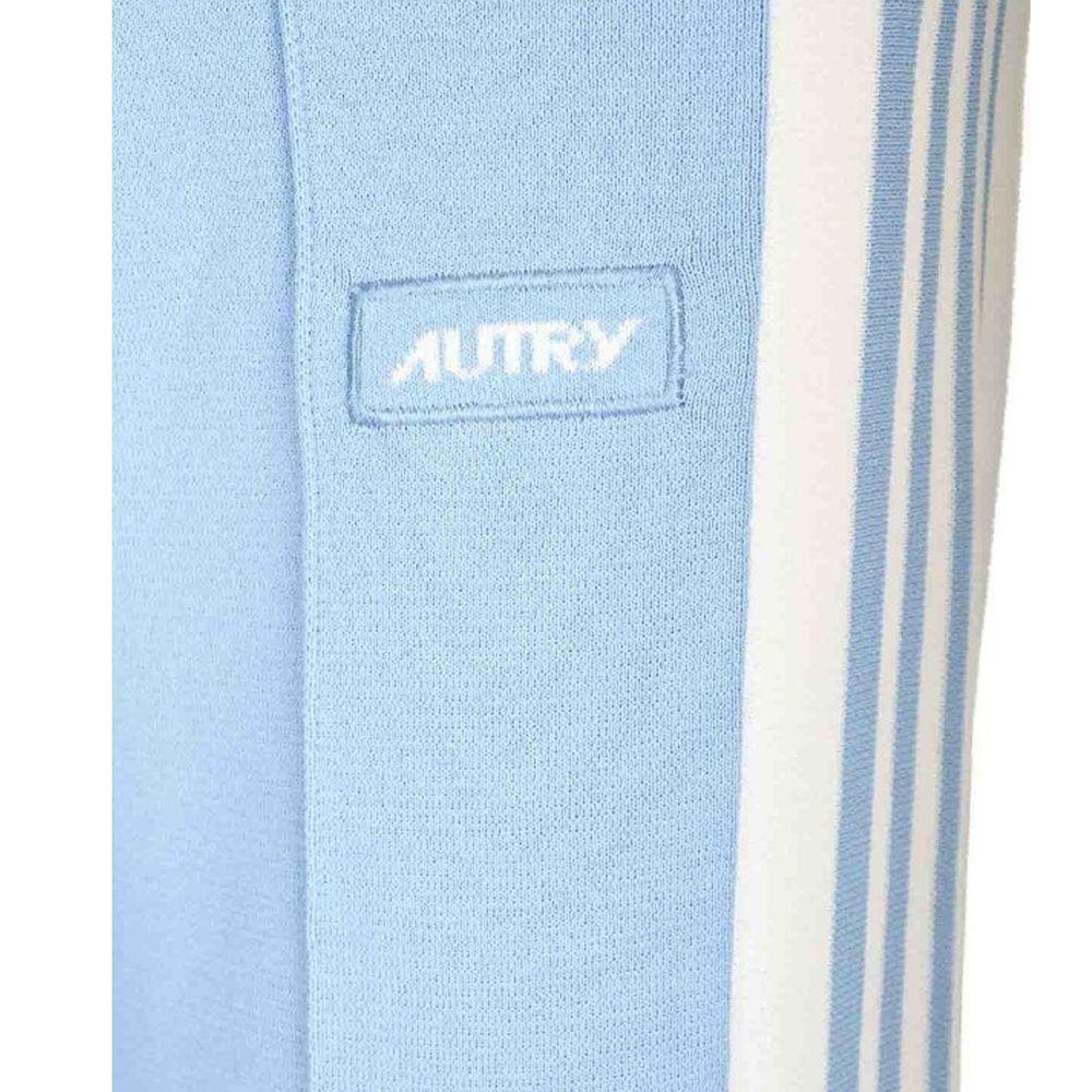 Autry Blue Nylon Athletic Pants - Zeiniez
