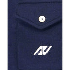 Autry Blue Nylon Cardigan - Zeiniez