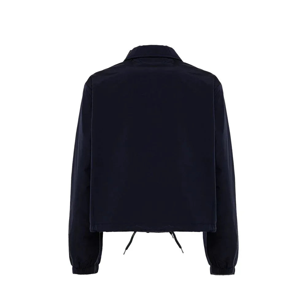 Autry Blue Polyester Shell Jacket - Zeiniez