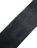 Ermanno Scervino Blue Leather Wide Waist Women Cintura Belt - Zeiniez