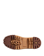 Dolce & Gabbana Brown Leather Trekking-Style Men Boots Shoes