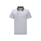 Burberry White Cotton Polo Shirt - Zeiniez