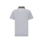 Burberry White Cotton Polo Shirt - Zeiniez