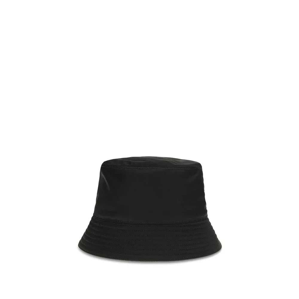 Prada Black Recycled Polyamide Bucket Hat - Zeiniez