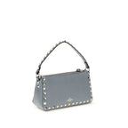 Valentino Garavani Blue Calf Leather Bos Taurus Shoulder Bag - Zeiniez