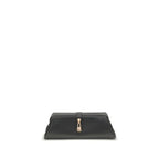 Gabriela Hearst Black Calf Leather Bos Taurus Clutch Bag - Zeiniez
