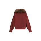 Prada Bordeaux Cotton Sweatshirt - Zeiniez
