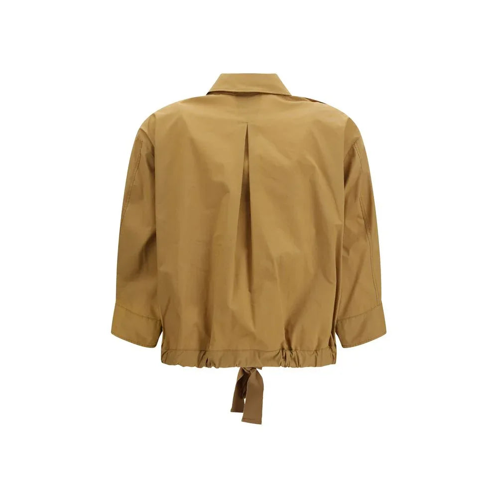 Forte_Forte Bicolor Cotton Shortsleeve Shirt - Zeiniez