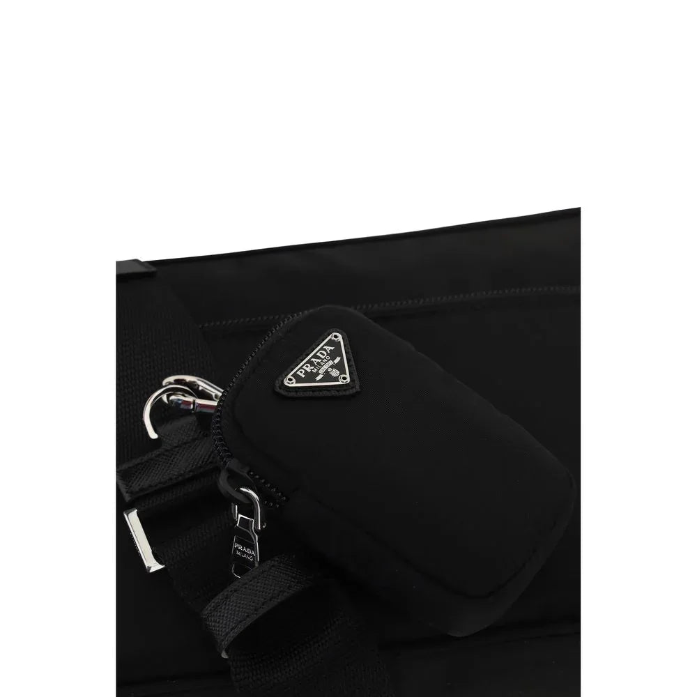 Prada Black Nylon Shoulder Bag - Zeiniez