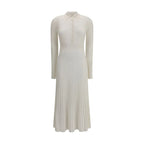 Gabriela Hearst White Silk Casual Dress - Zeiniez