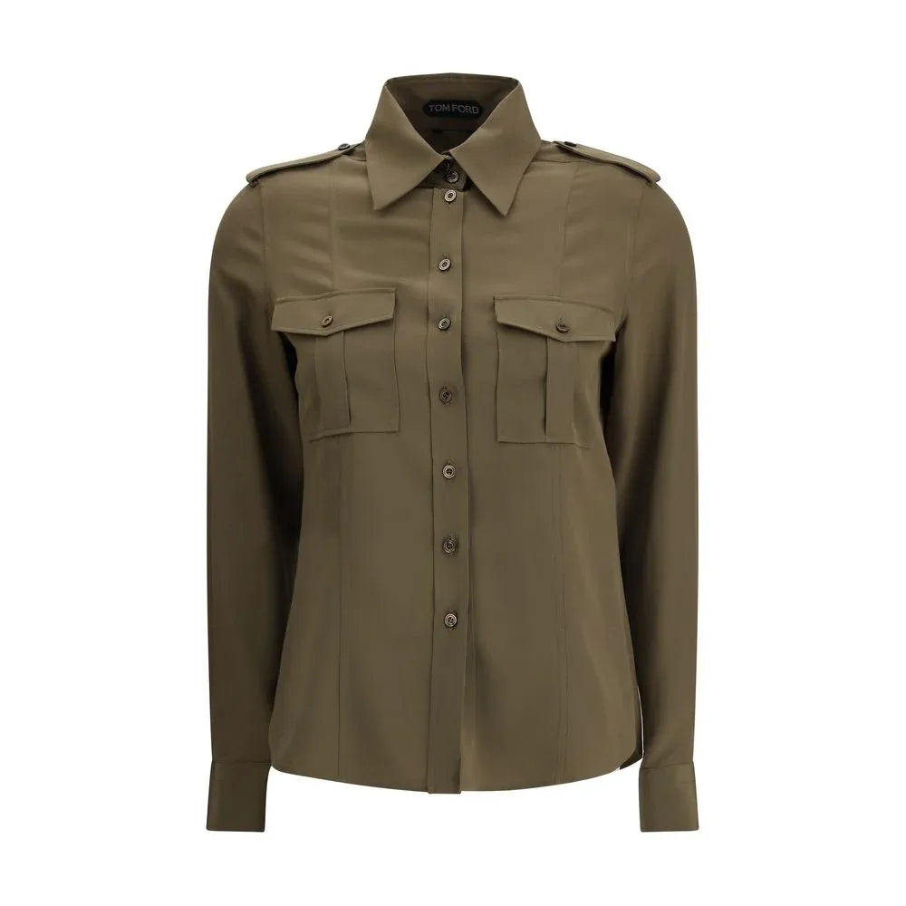 Tom Ford Bicolor Silk Dress Shirt - Zeiniez