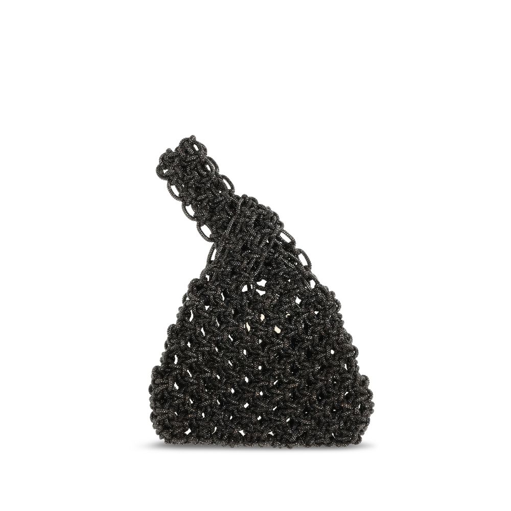 HIBOURAMA Gray Resin Handbag