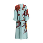 La Double J Multicolor Silk Casual Dress - Zeiniez