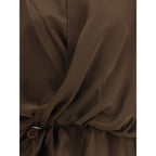 Petar Petrov Brown Silk Blouse