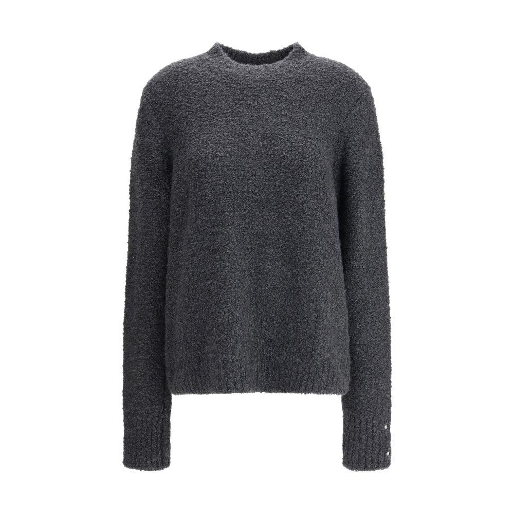 God's True Cashmere Gray Cashmere Sweatshirt - Zeiniez