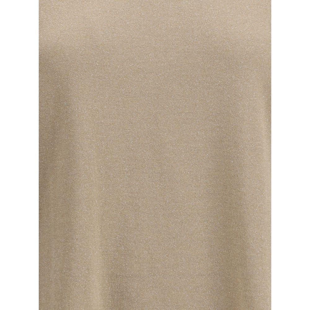 Brunello Cucinelli Beige Nylon T-Shirt - Zeiniez
