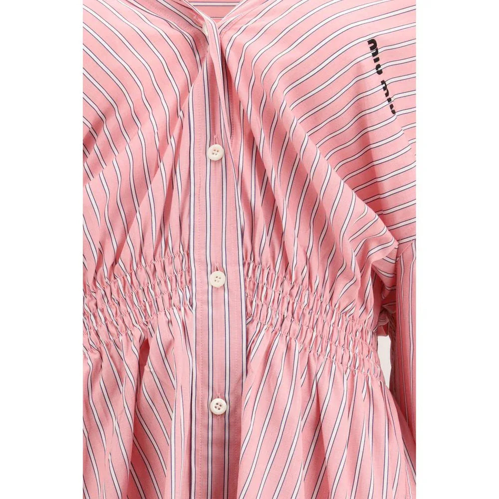 Miu Miu Multicolor Cotton Casual Dress - Zeiniez