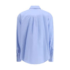 Brunello Cucinelli Blue Cotton Dress Shirt - Zeiniez