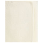 RIER White Fleece Wool Mini Skirt