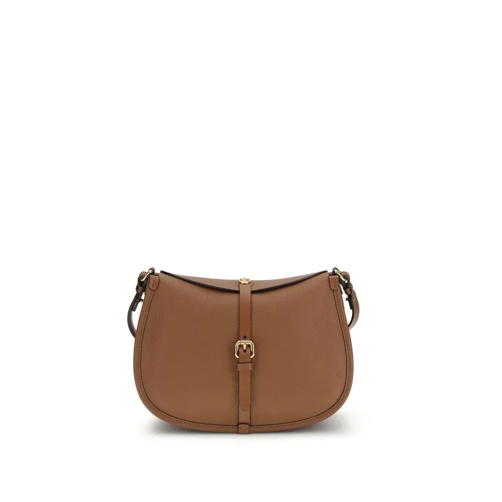 Etro Brown Calf Leather Bos Taurus Shoulder Bag - Zeiniez