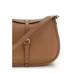 Etro Brown Calf Leather Bos Taurus Shoulder Bag - Zeiniez