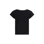 James Perse Black Cotton T-Shirt - Zeiniez