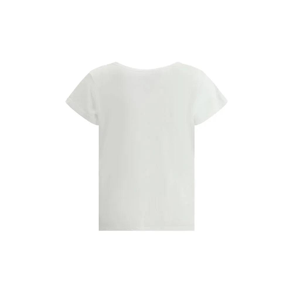 James Perse White Cotton T-Shirt - Zeiniez