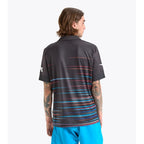 Diadora Black Polyester Polo Shirt