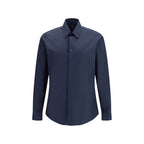 Fendi Blue Cotton Shirt