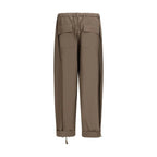 Sacai Brown Cotton Casual Pants - Zeiniez