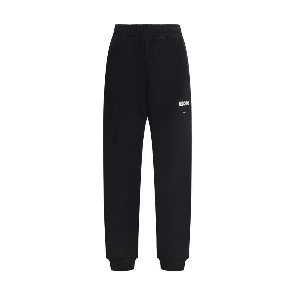 Moschino Black Cotton Casual Pants - Zeiniez