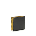 Fendi Black Calf Leather Bos Taurus Wallet