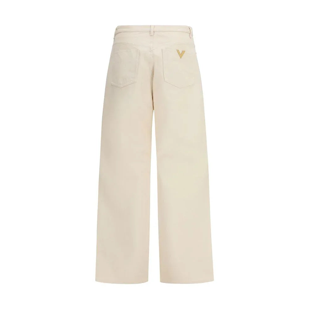 Valentino Beige Cotton Jeans Denim - Zeiniez