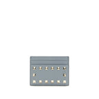 Valentino Garavani Blue Calf Leather Bos Taurus Wallet