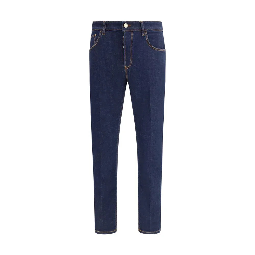 PT Torino Blue Cotton Jeans Denim - Zeiniez