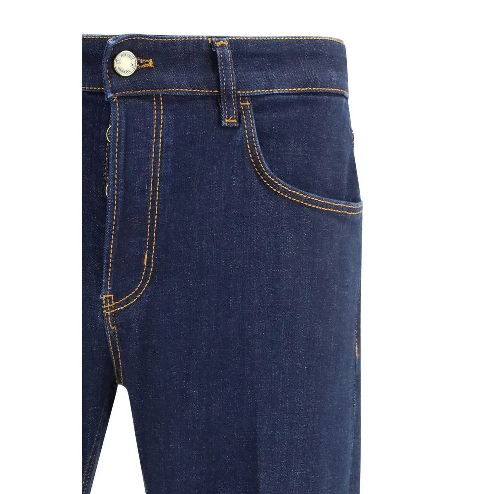 PT Torino Blue Cotton Jeans Denim - Zeiniez