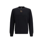 Fendi Black Wool Oves Aries Sweatshirt