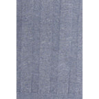 Brunello Cucinelli Blue Linen T-Shirt - Zeiniez