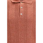 Brunello Cucinelli Orange Denim Shirt