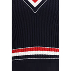 Thom Browne Blue Cotton Sweatshirt