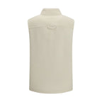 RIER Beige Wool Oves Aries Sleeveless Jacket