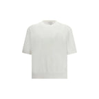 Laneus White Cotton T-Shirt - Zeiniez