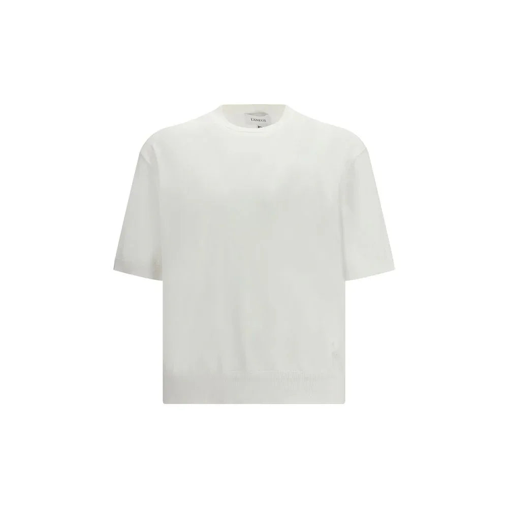 Laneus White Cotton T-Shirt - Zeiniez