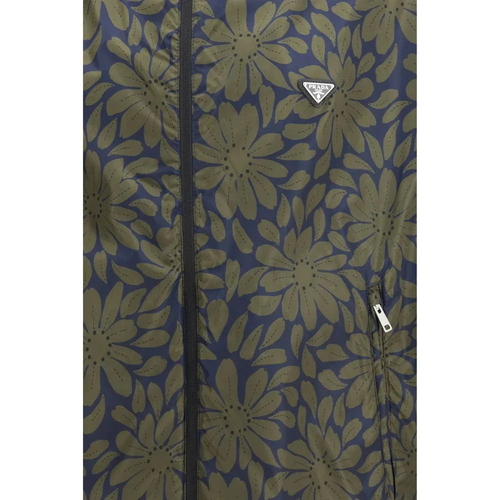 Prada Black Recycled Polyamide Shell Jacket - Zeiniez