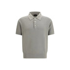 Brioni Beige Cotton Polo Shirt - Zeiniez
